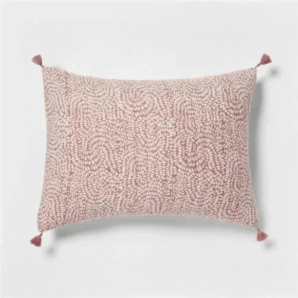 NWT Standard Boho Reversible Matelasse
Swirl Quilt Sham Purple - Threshold - Picture 2 of 6